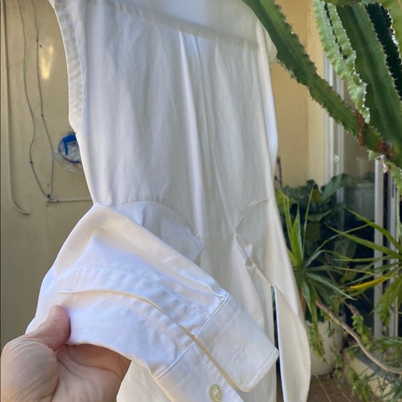 Moschino Couture! Milano White Women's avant- guarde take on the shirt Dress - Picture 7 of 16